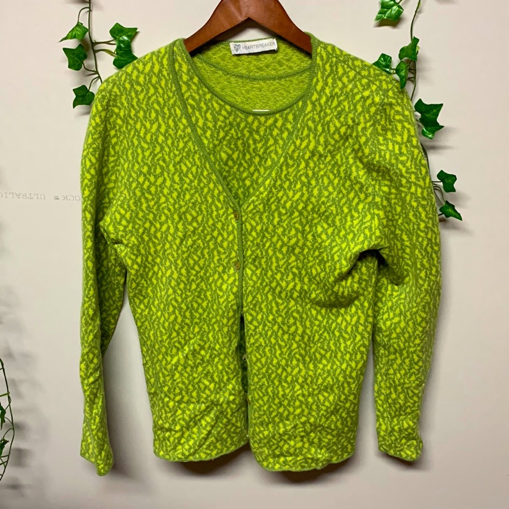 two set cashmere shirt/tank & cardigan, 100% cashmere, Heartbreaker sweater